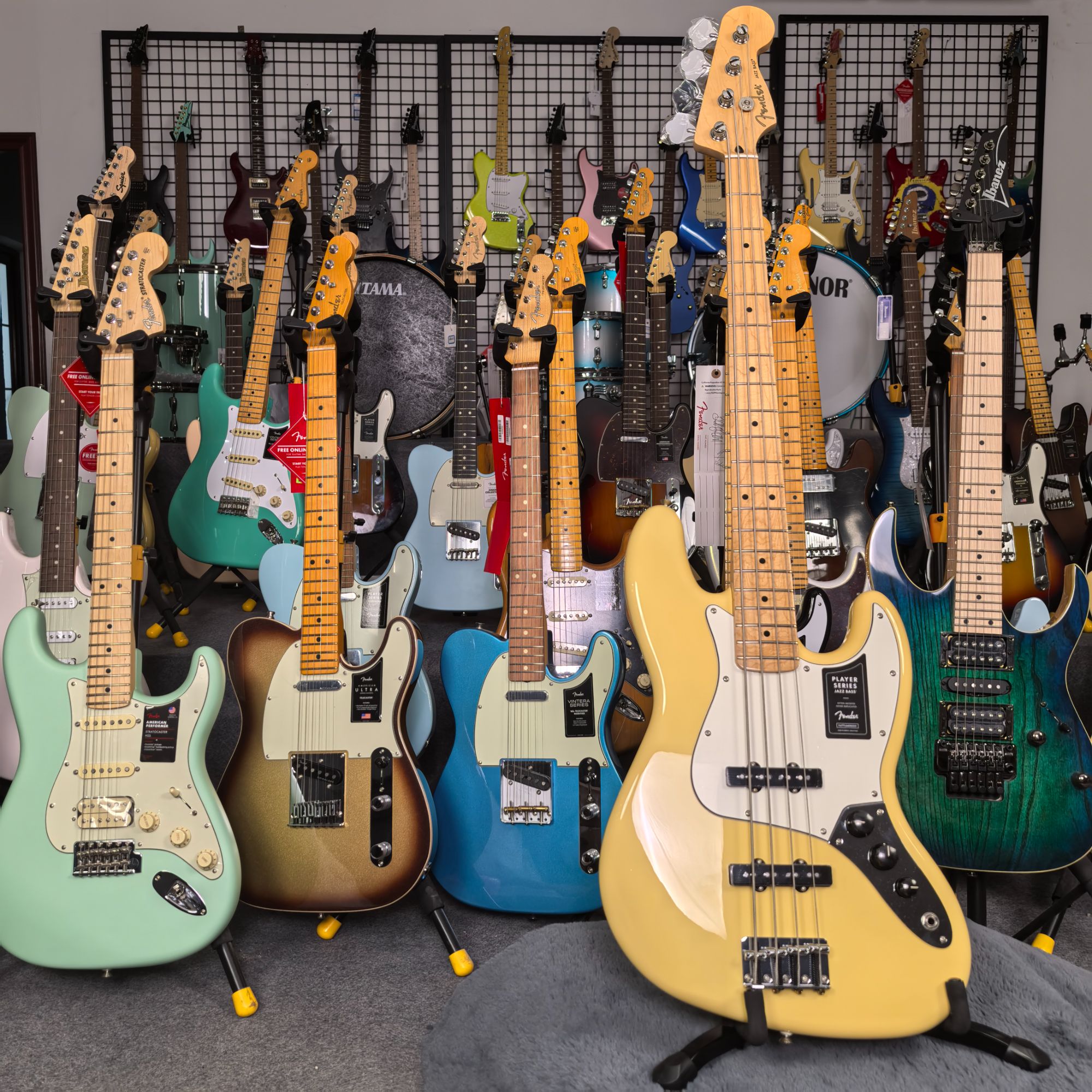 特价琴Fender芬达玩家系列电贝司J Bass 0149902534奶油黄