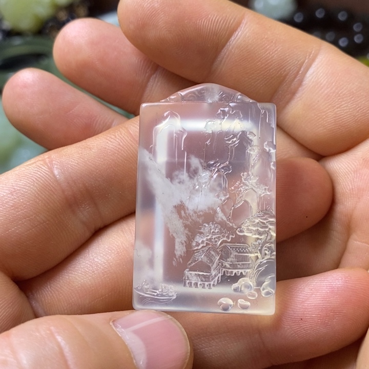 岫玉岫玉颈饰未镶嵌