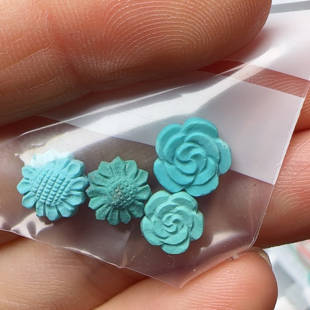 绿松石珠宝半成品未镶嵌