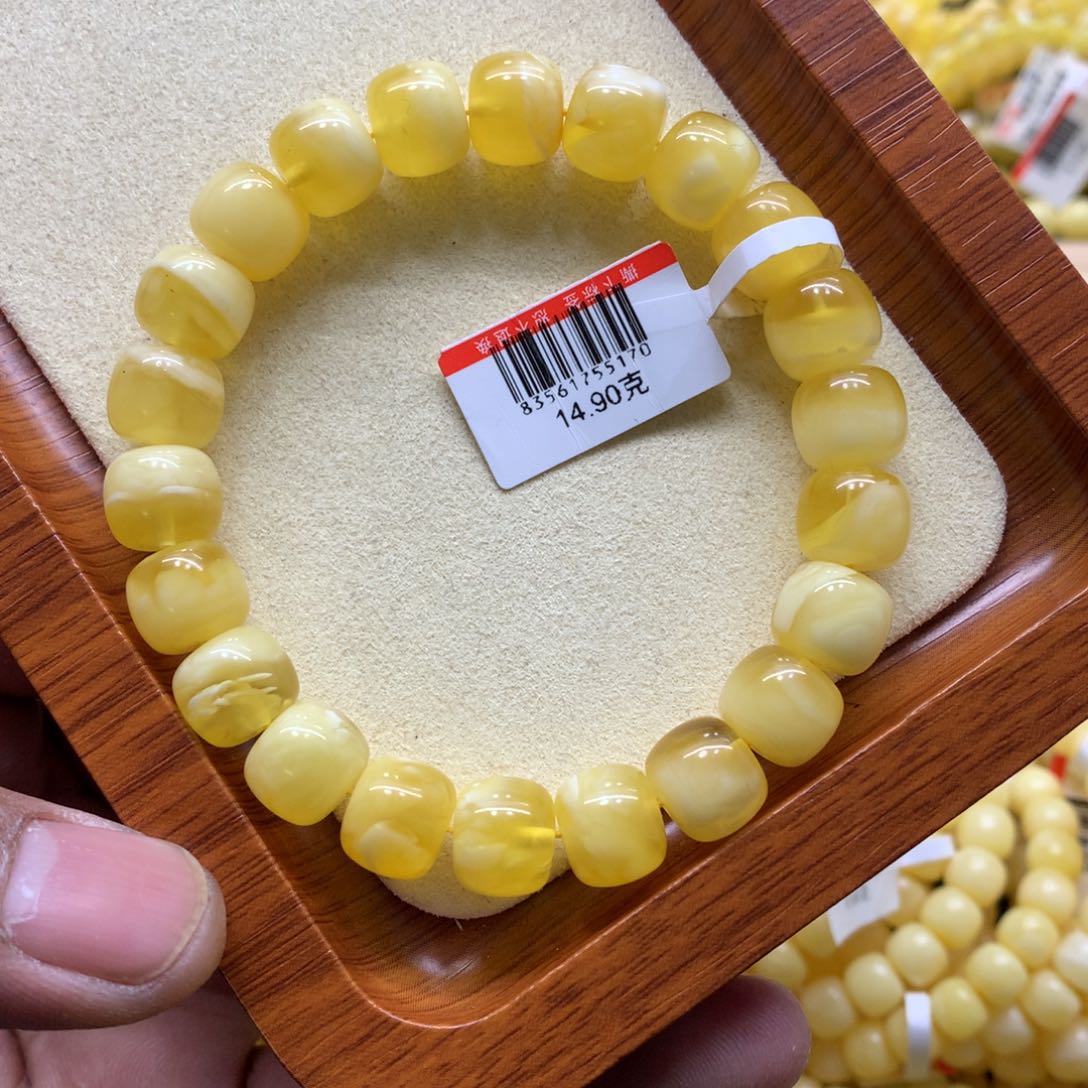 蜜蜡手链未镶嵌蜜蜡