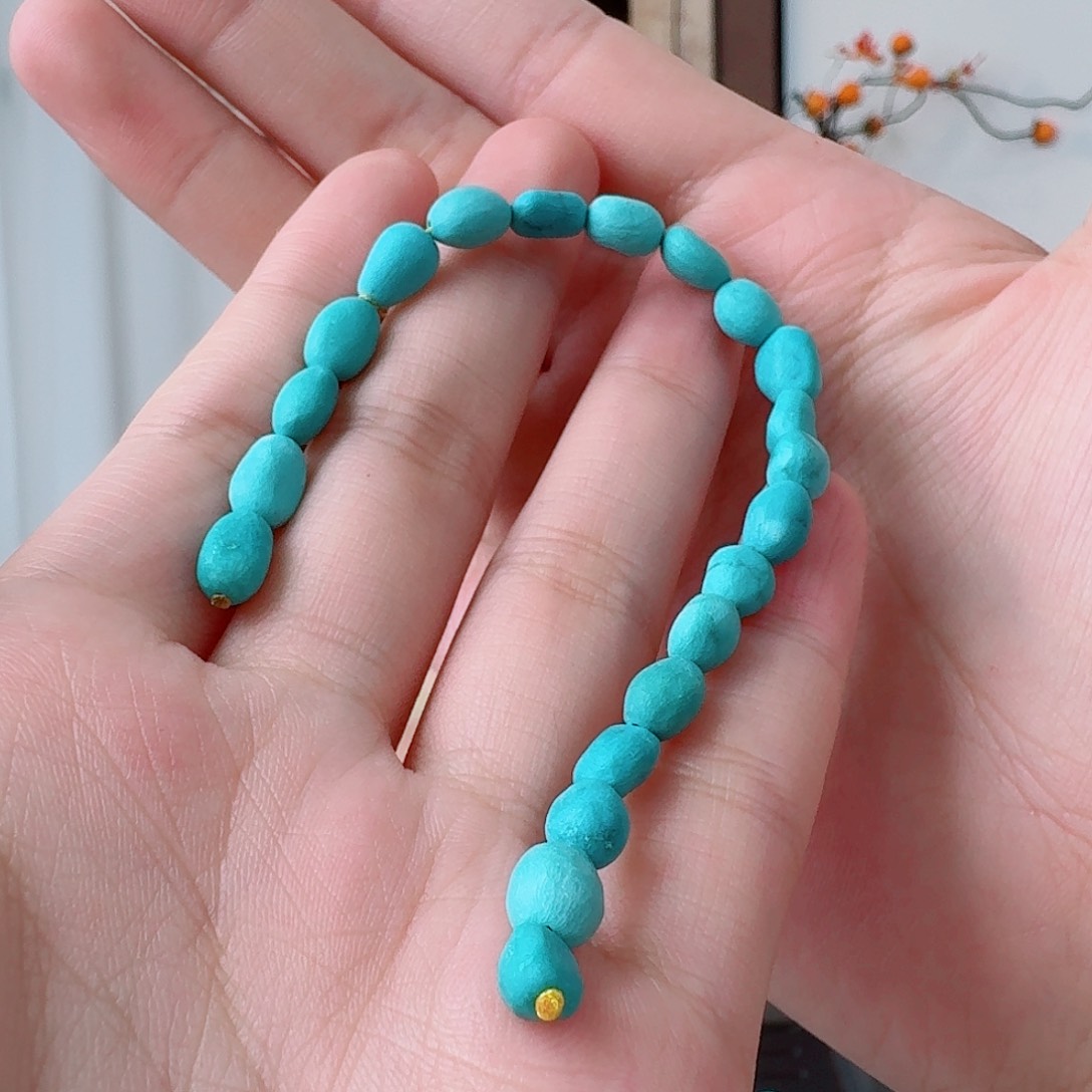 绿松石未镶嵌挂件