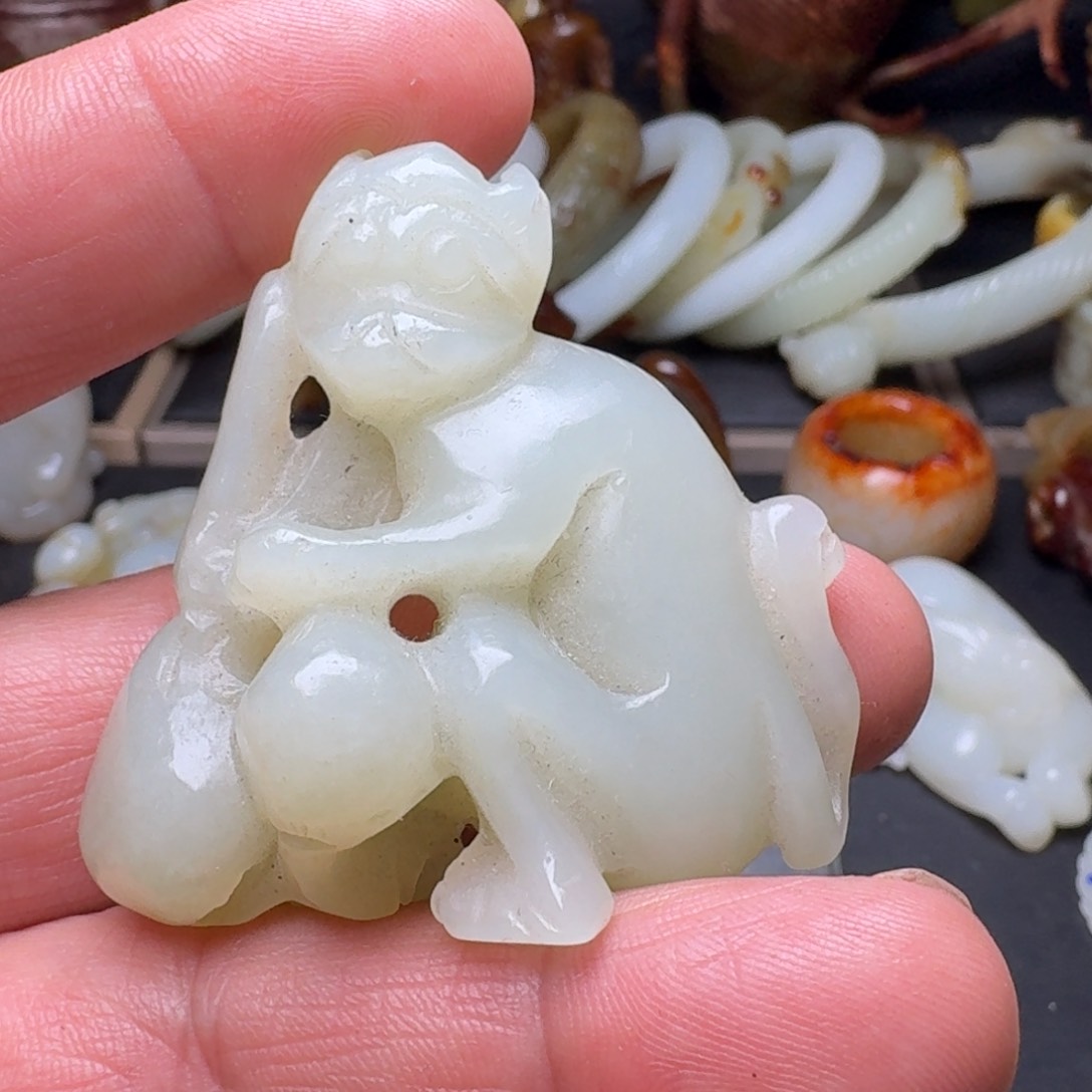 和田玉挂件未镶嵌