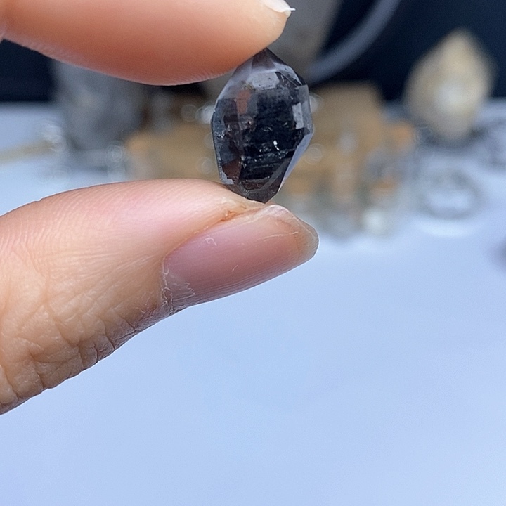 水晶颈饰未镶嵌指尖藏藏级糖心