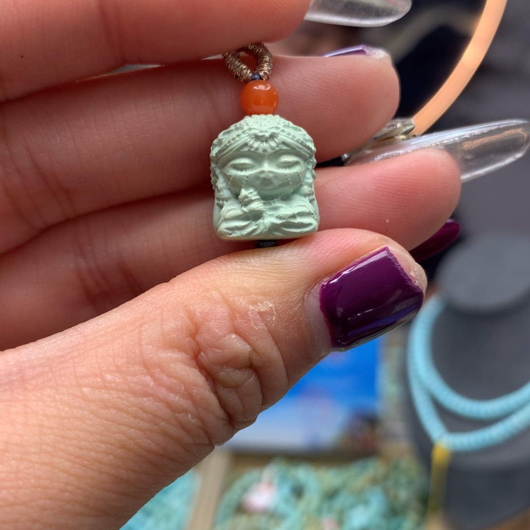 绿松石挂件未镶嵌