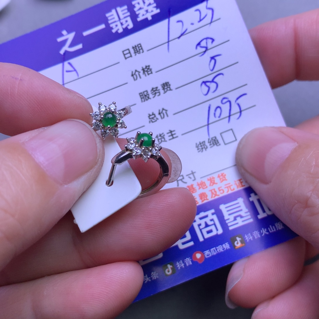 颈饰银S925镶嵌翡翠A****y