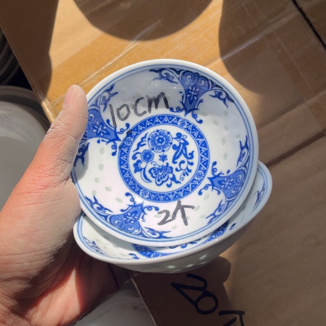 瓷片景德镇高温细细白瓷餐具