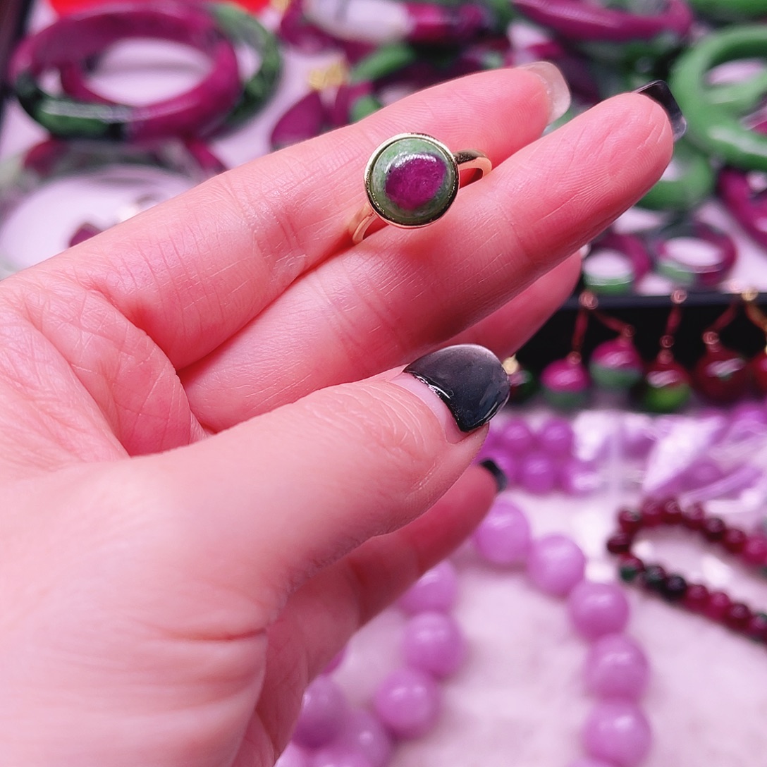 银S925镶嵌红宝石戒指