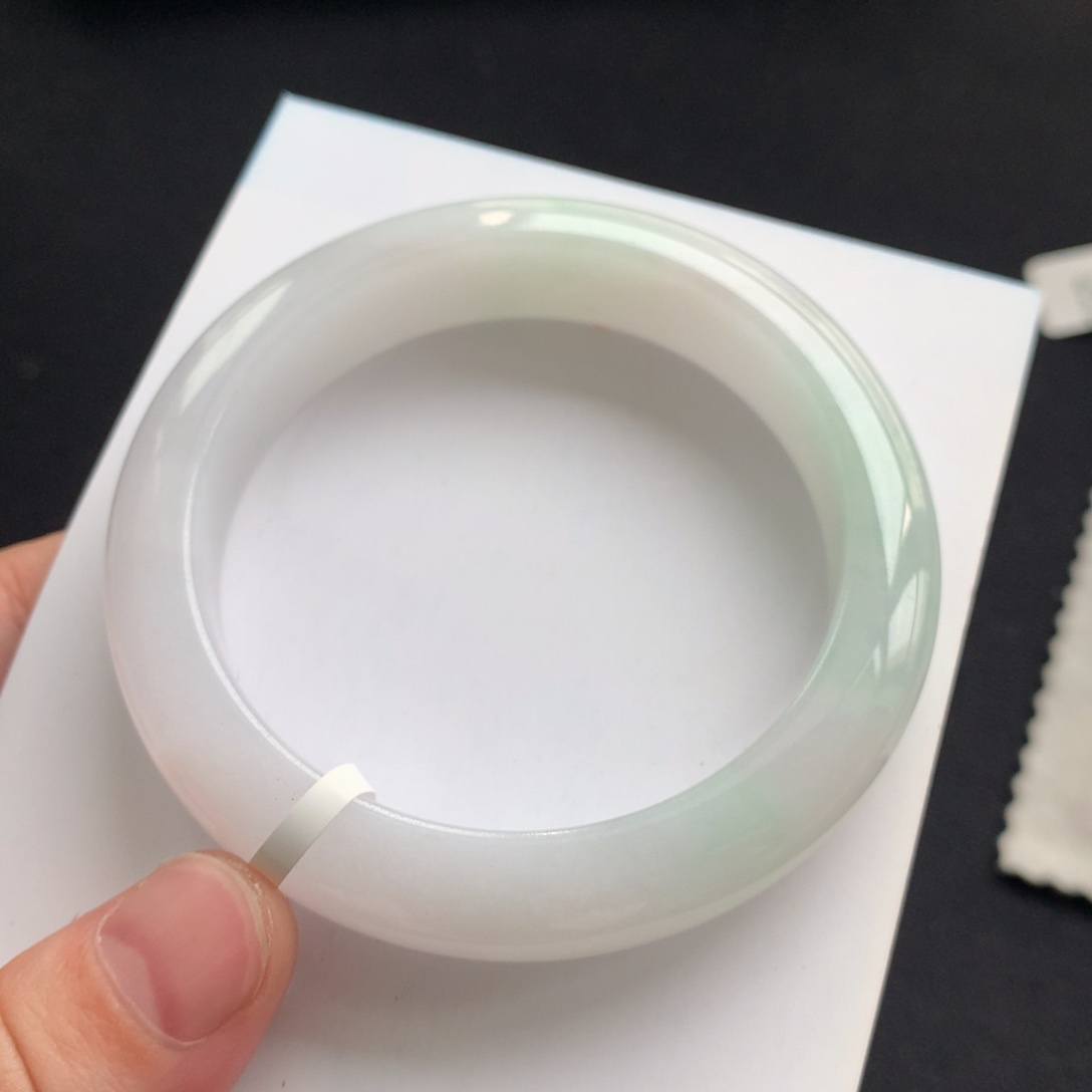 翡翠未镶嵌手镯16号54正