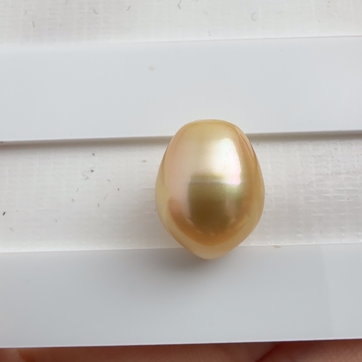 海水珍珠裸珠天然金珠11.5-14.7 不鉴赏 可定制