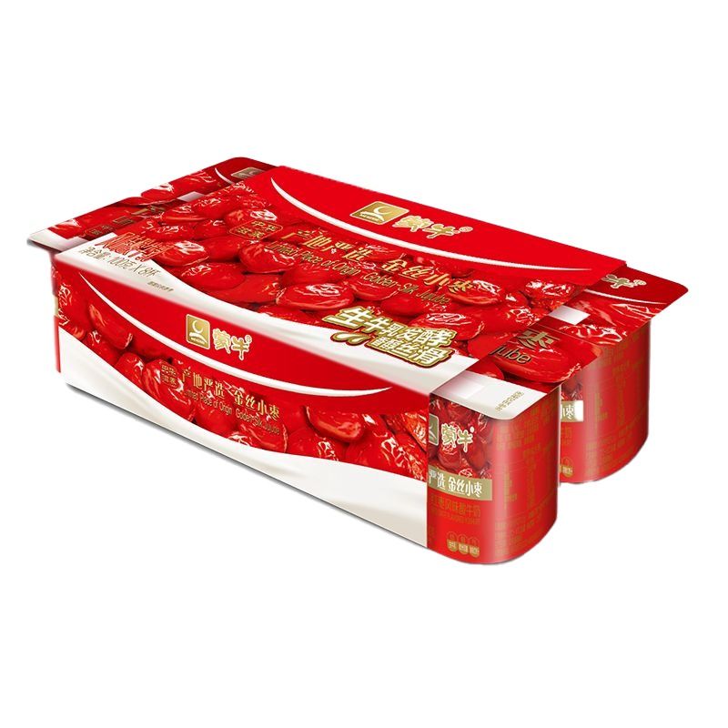 蒙牛益生菌红枣酸牛奶(侧贴杯)100g*8/份