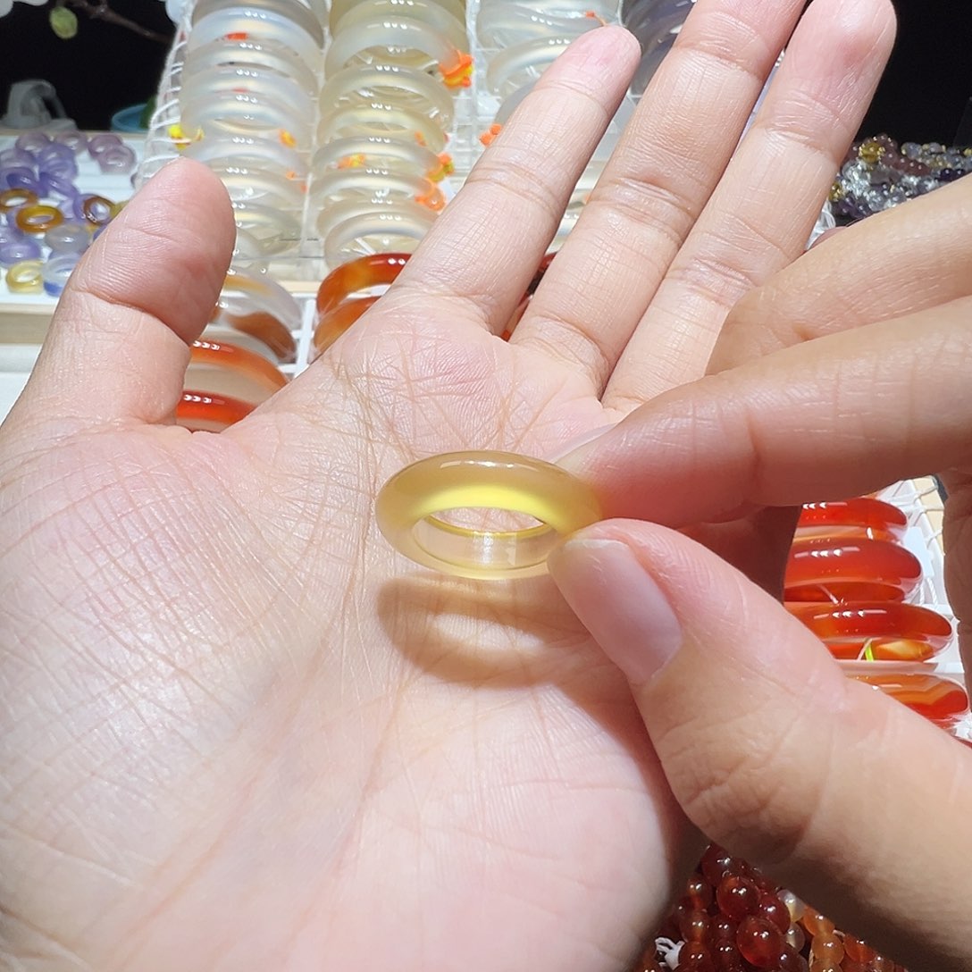 玛瑙/玉髓戒圈未镶嵌