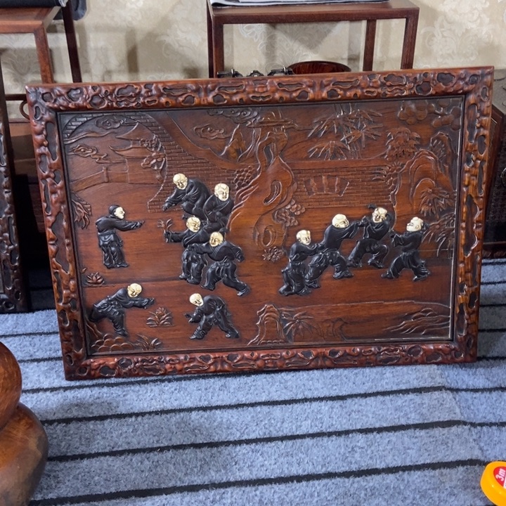 吓***胖贡木挂瓶一对一对。  