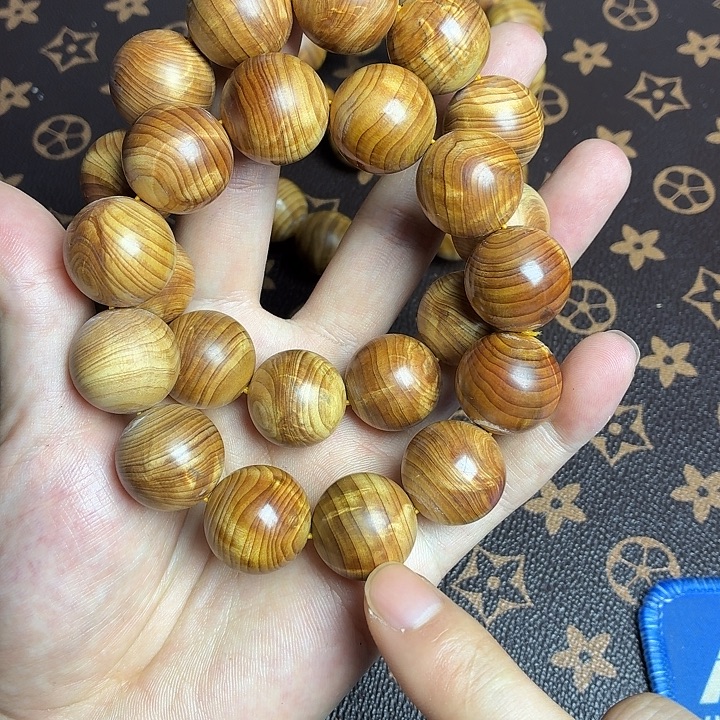 柏木（崖柏）手串/手链崖柏龙胆20mm