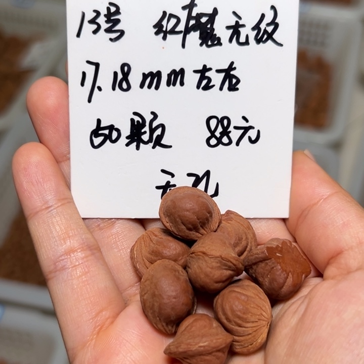 木质类雕刻料肚卡17-18 50颗