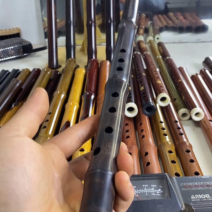 红木紫光檀G洞箫一物一拍