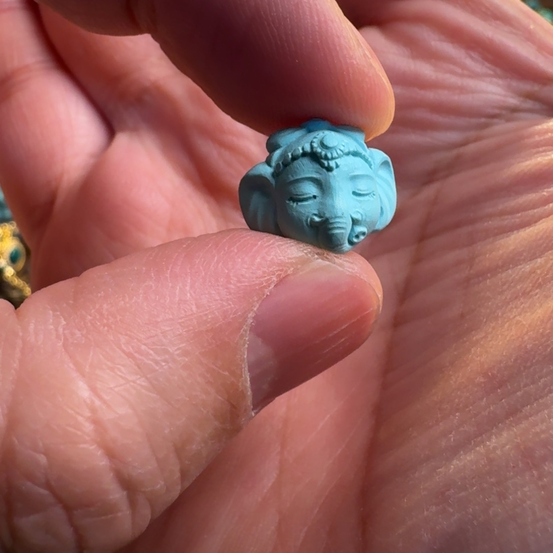 绿松石珠宝奇石未镶嵌13m m