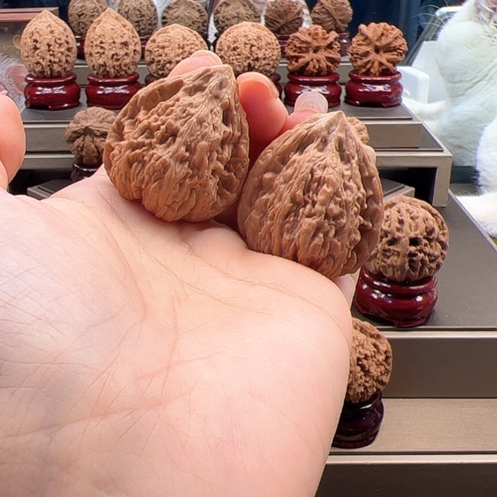 把件文玩核桃 33 塔尖 x-019