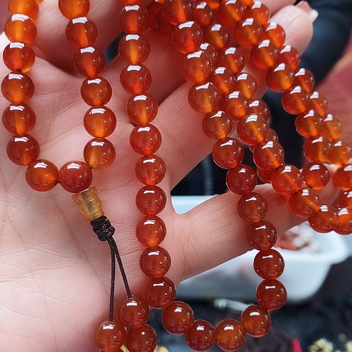 玛瑙/玉髓颈饰合金
