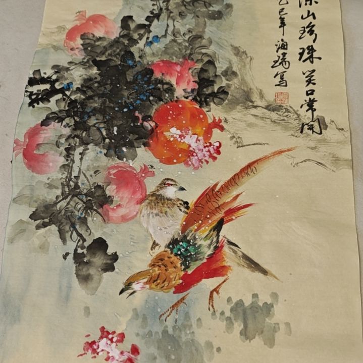 国画贾海瑞老师现场定制