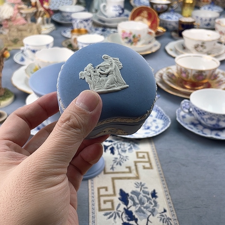 海外中古小房子盘子