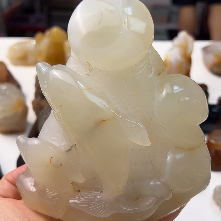 尘***尘玛瑙/玉髓颈饰未镶嵌
