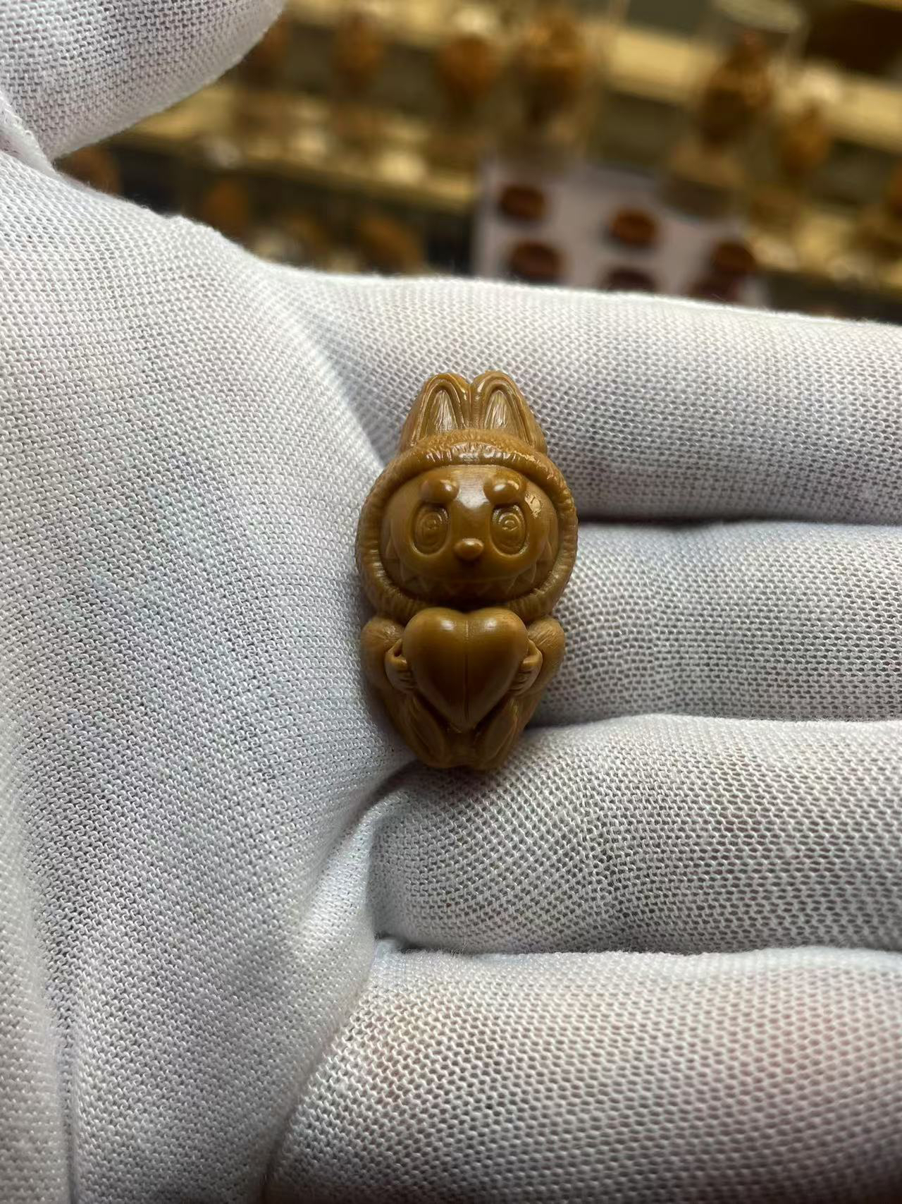 拉布布橄榄核雕刻单籽尺寸1.9