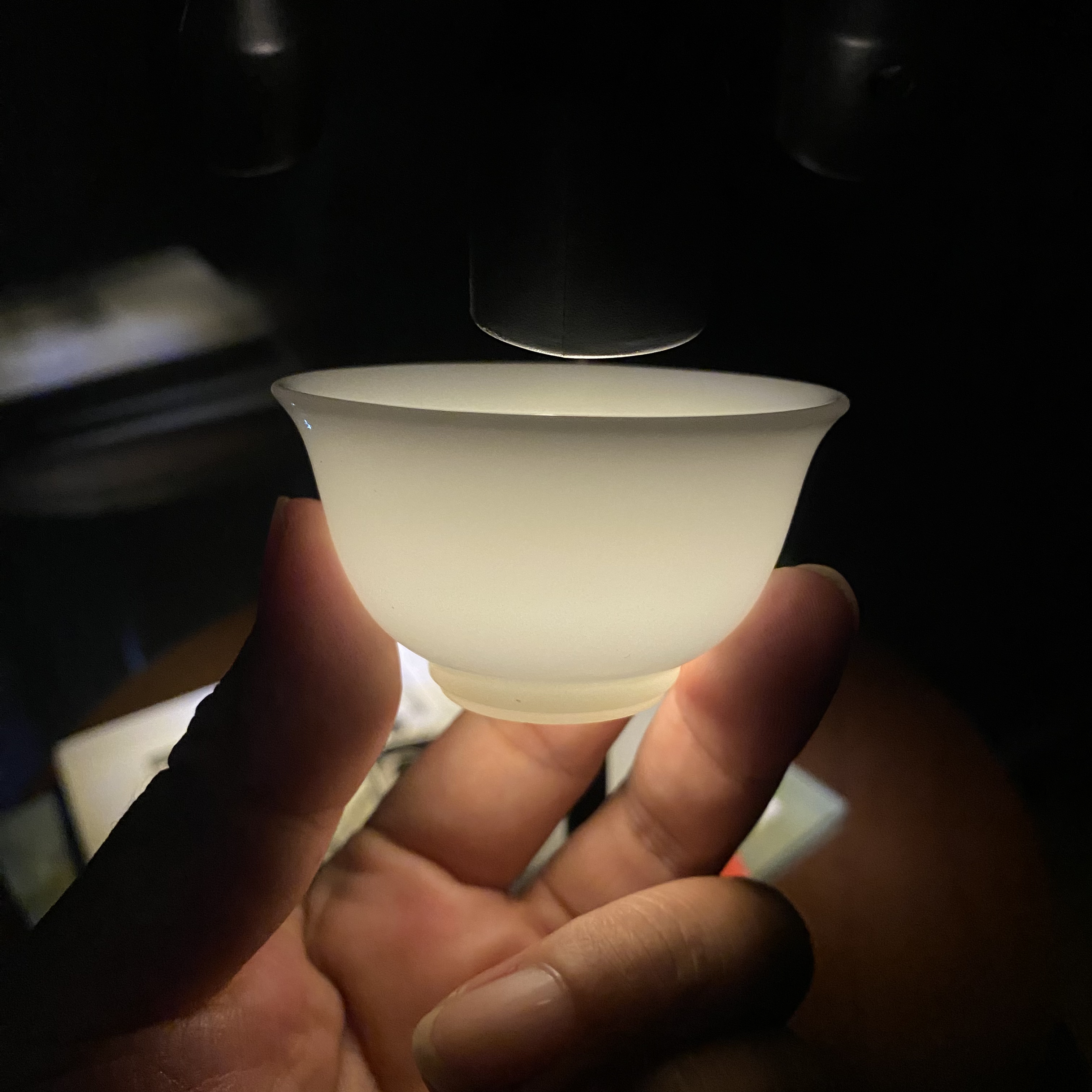 【璞玉】潮汕不烫手不沾茶渍大号陶瓷功夫茶具小客杯泡茶品茗杯茶杯