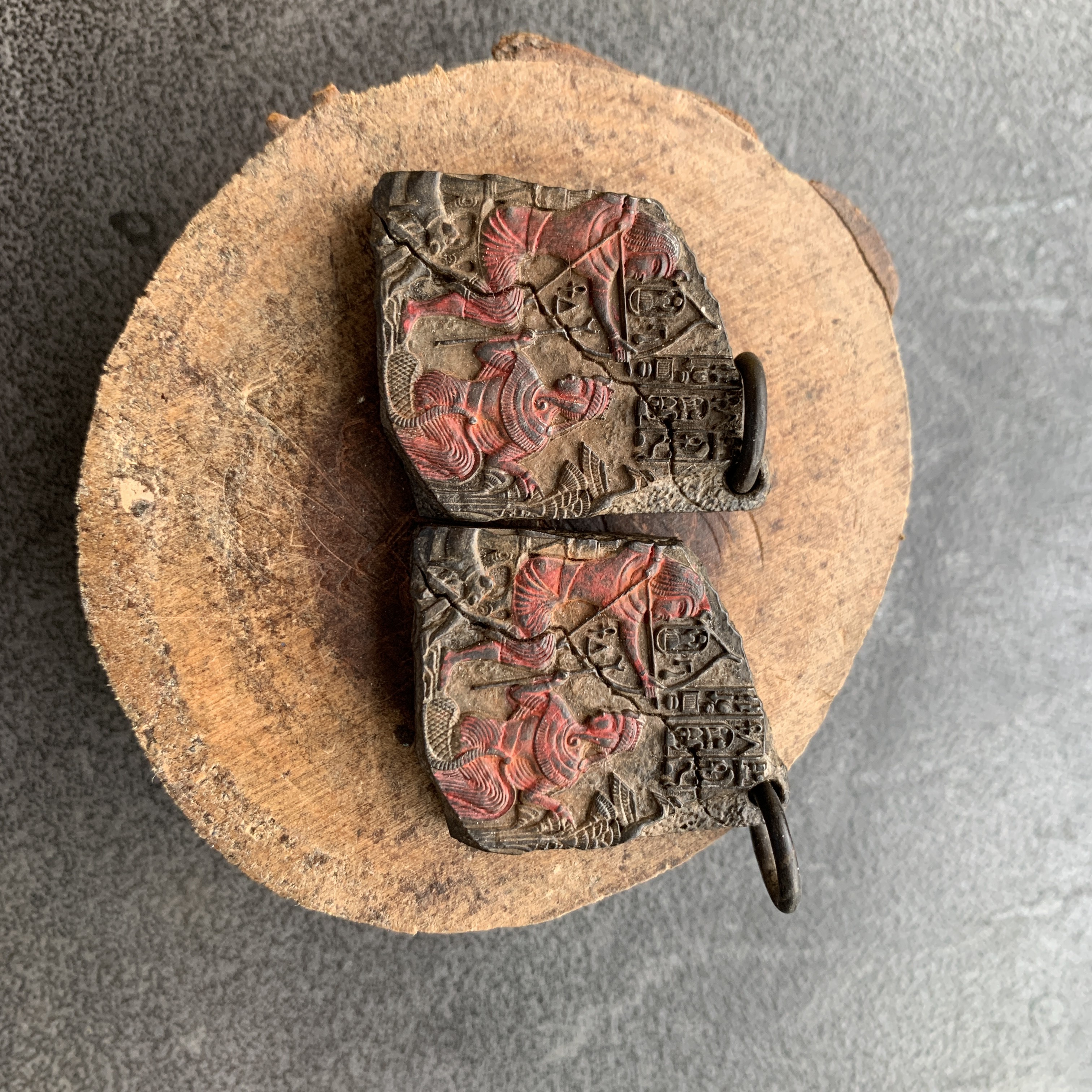 埃及石吊坠 青铜材质