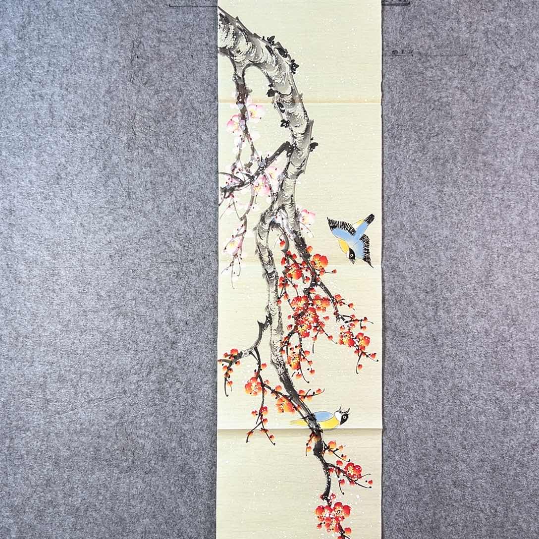 国画536 花鸟和蝴蝶都会成为我们
