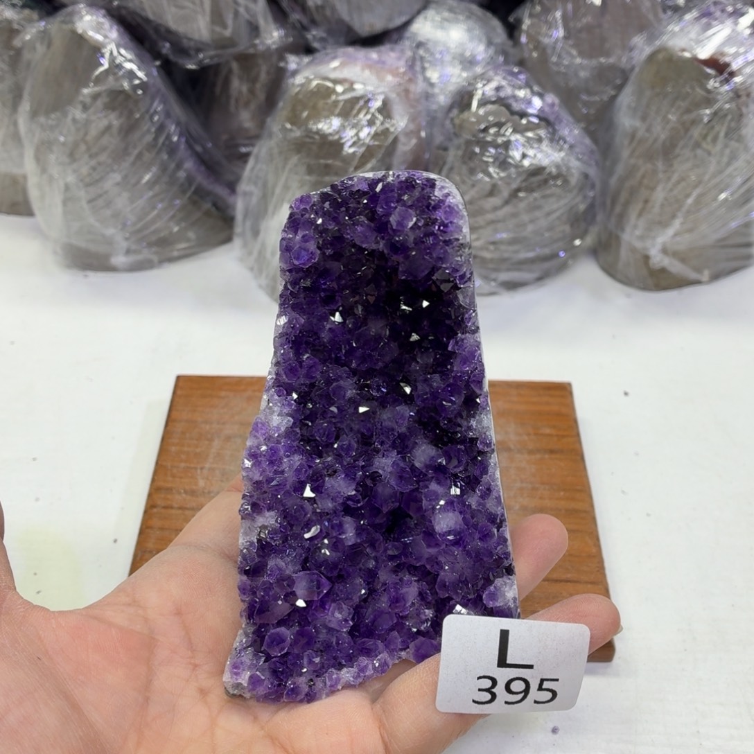 水晶摆件未镶嵌天然紫水晶