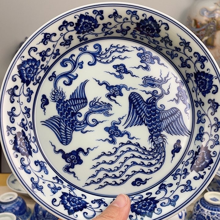 景德镇陶瓷手绘壶承