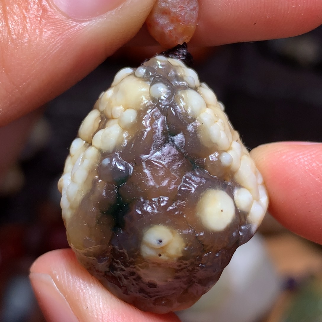 未镶嵌玛瑙/玉髓珠宝半成品