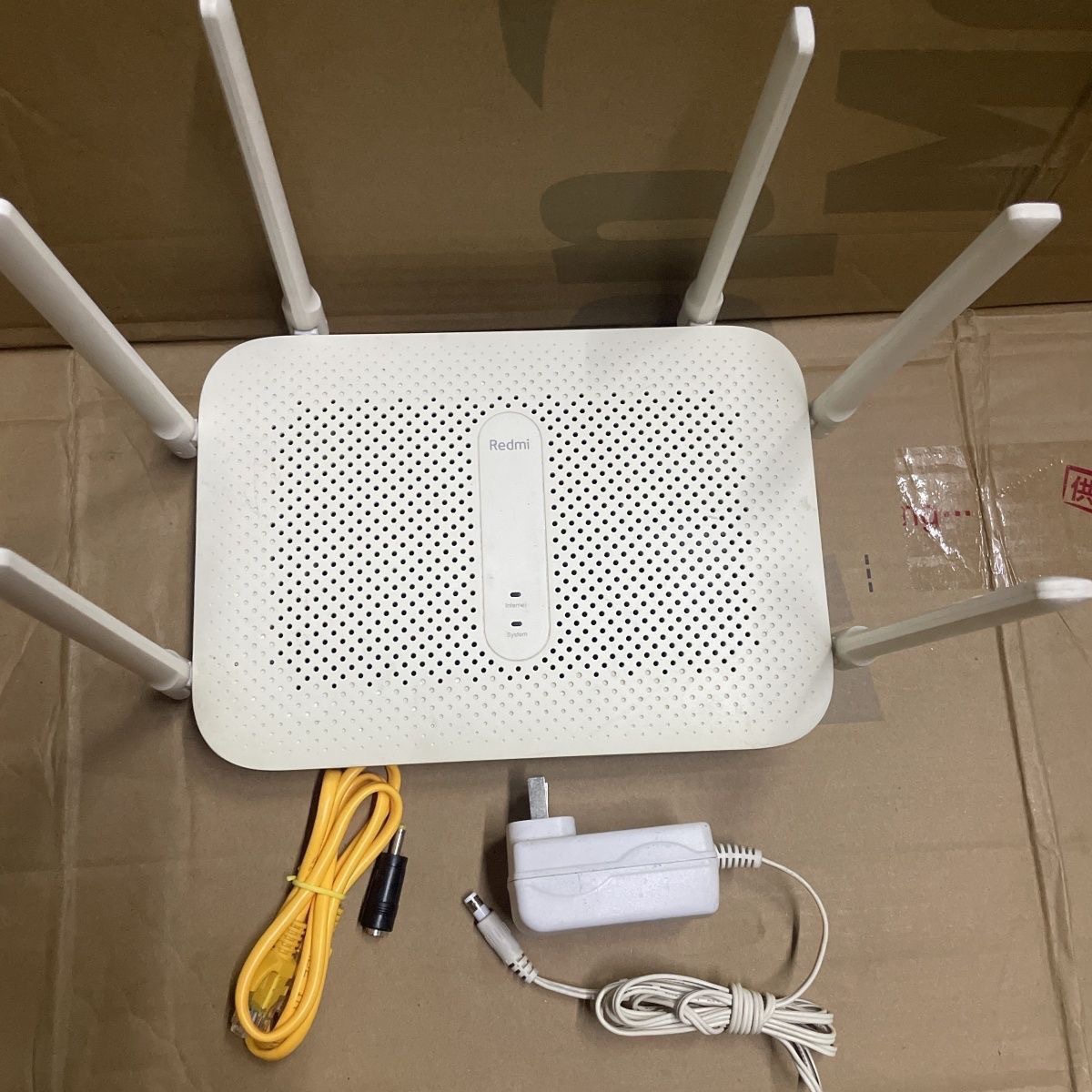 九成新大米千兆双频5G家用高速穿墙智能路由器