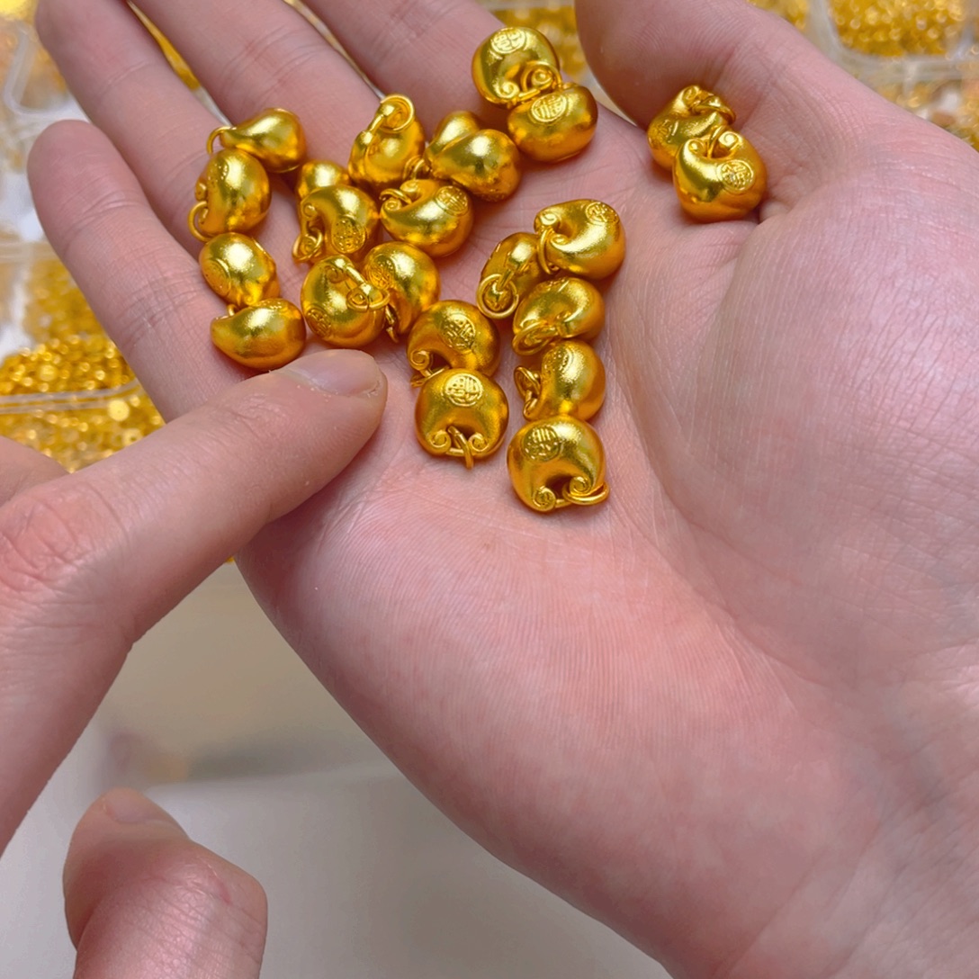 锆石铜合金纯色小胖福2颗