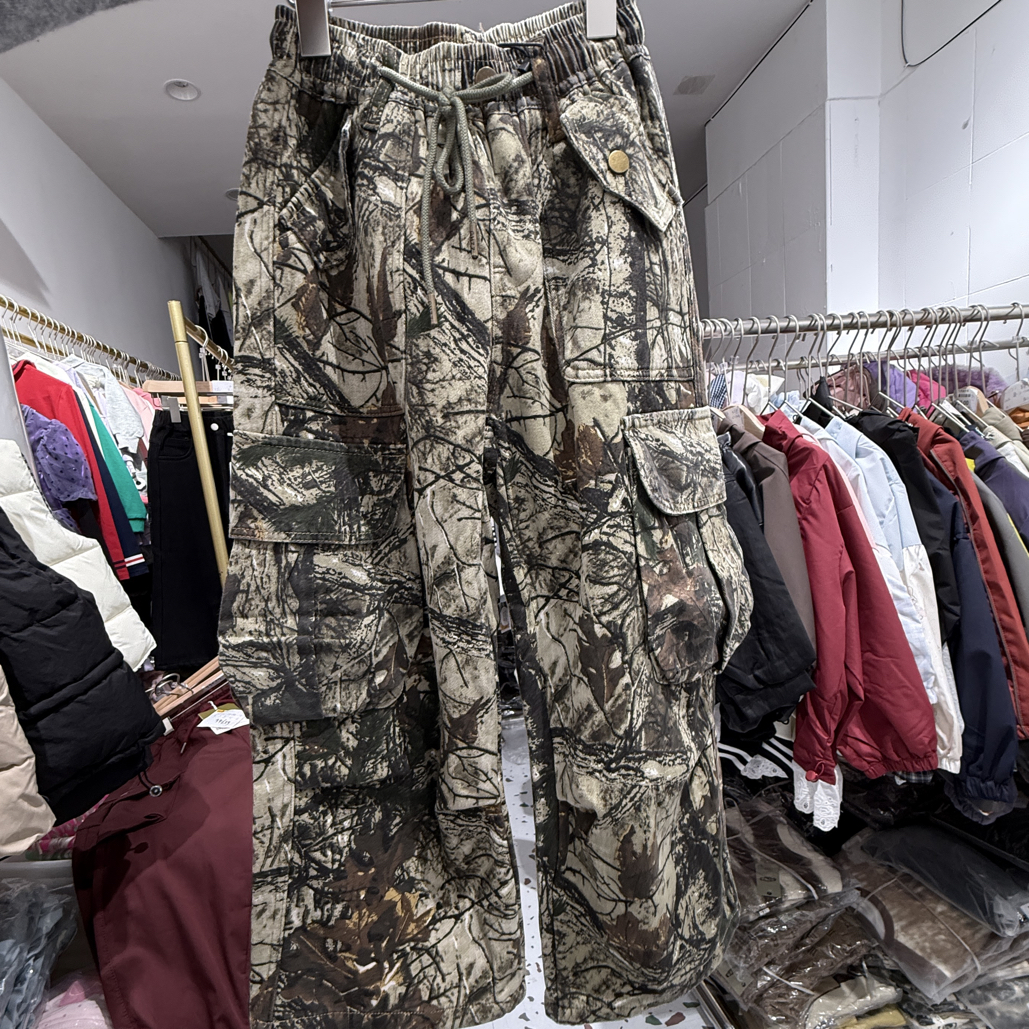 55605秋冬新款男女童款加绒休闲长裤