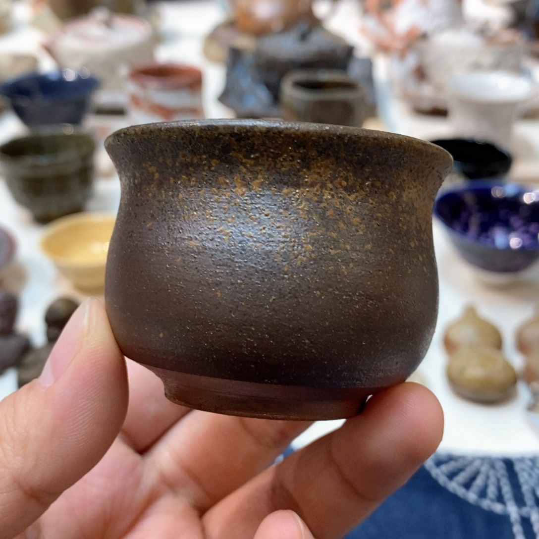 柴烧侘寂粗陶茶具