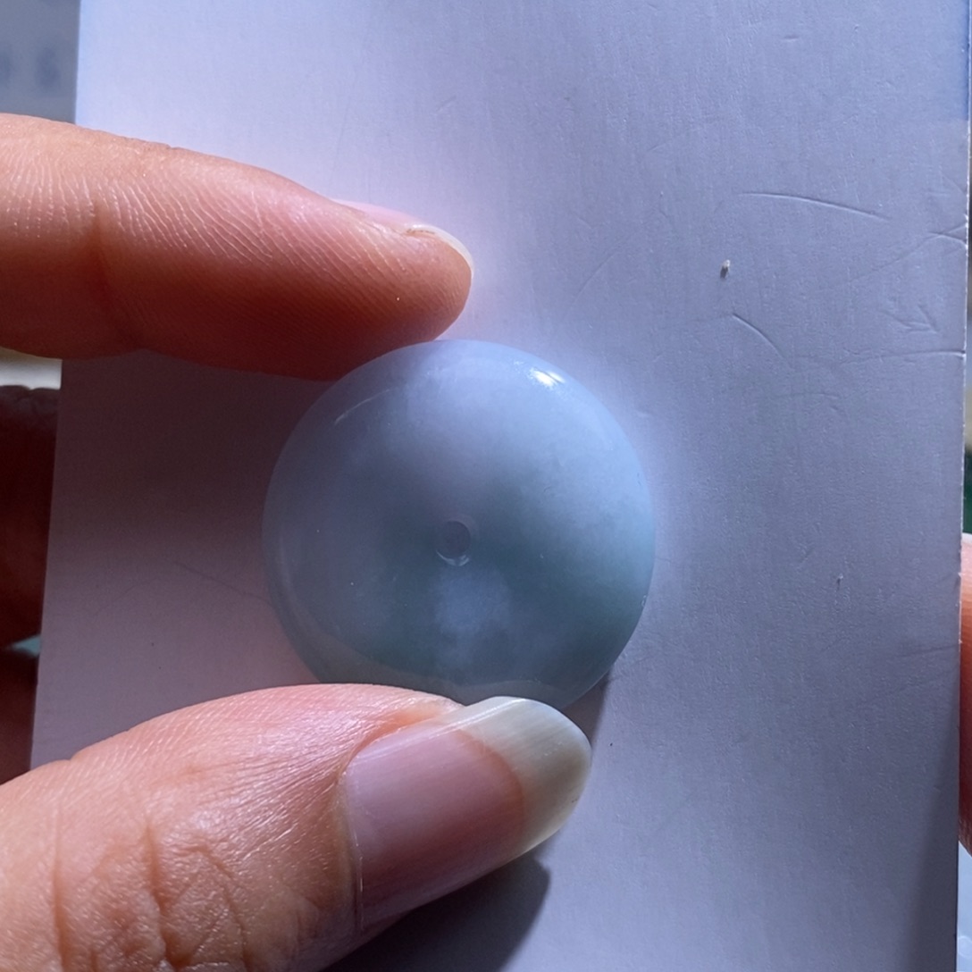 翡翠未镶嵌吊坠(不含链)平安扣