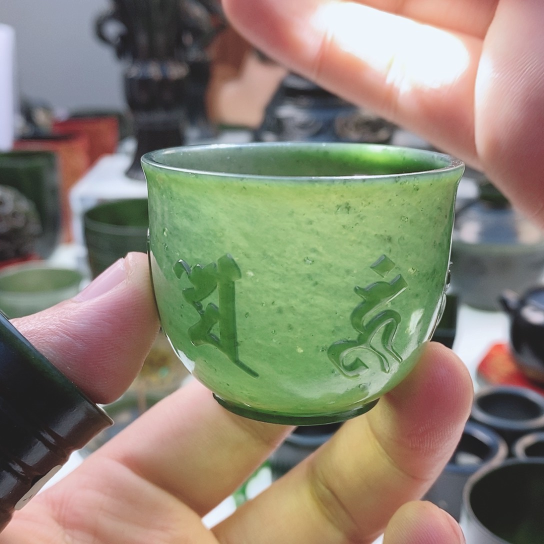 和田玉（青玉）把件未镶嵌