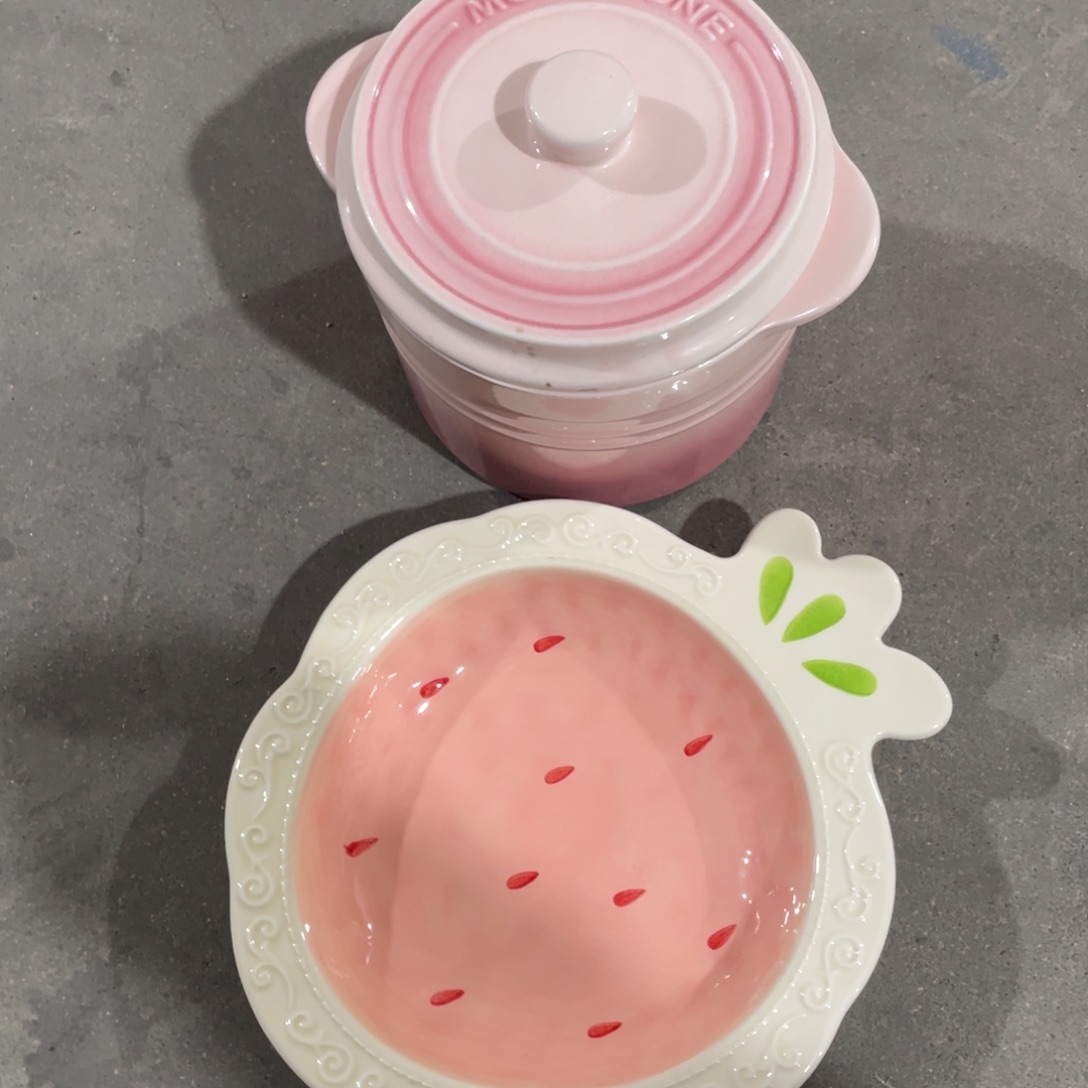 微瑕陶瓷餐具SD65两件套