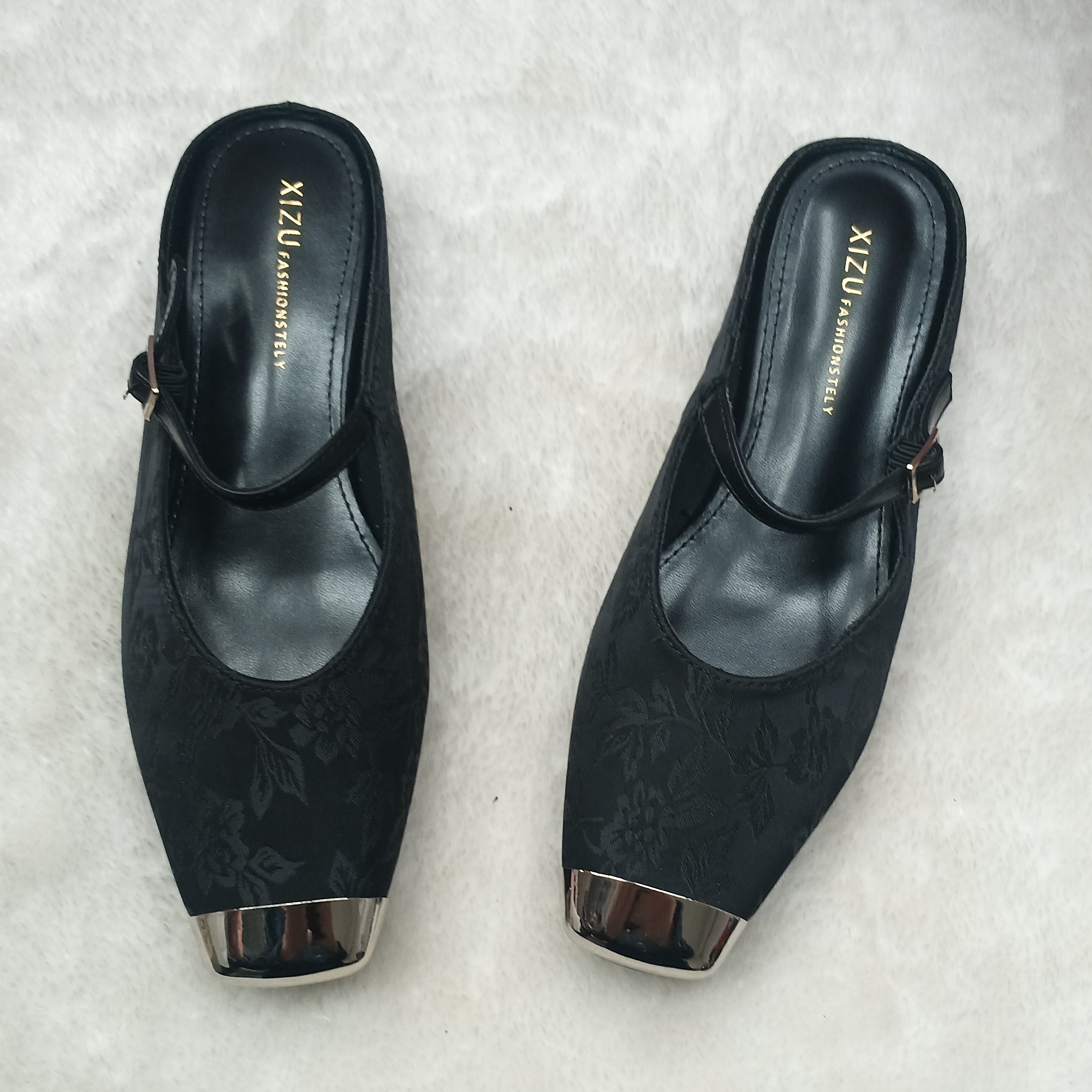 时尚高端百搭女鞋单鞋凉鞋半拖鞋8828-2