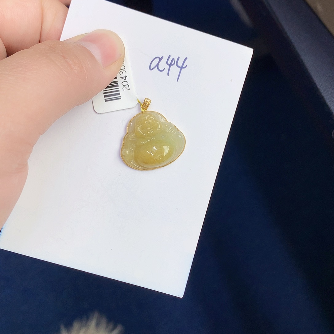 【闪购商品】翡翠颈饰18K金镶嵌0000000000