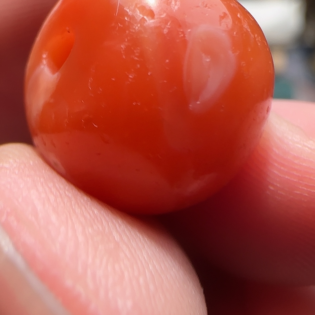 南红玛瑙合金颈饰老保山南红15x12