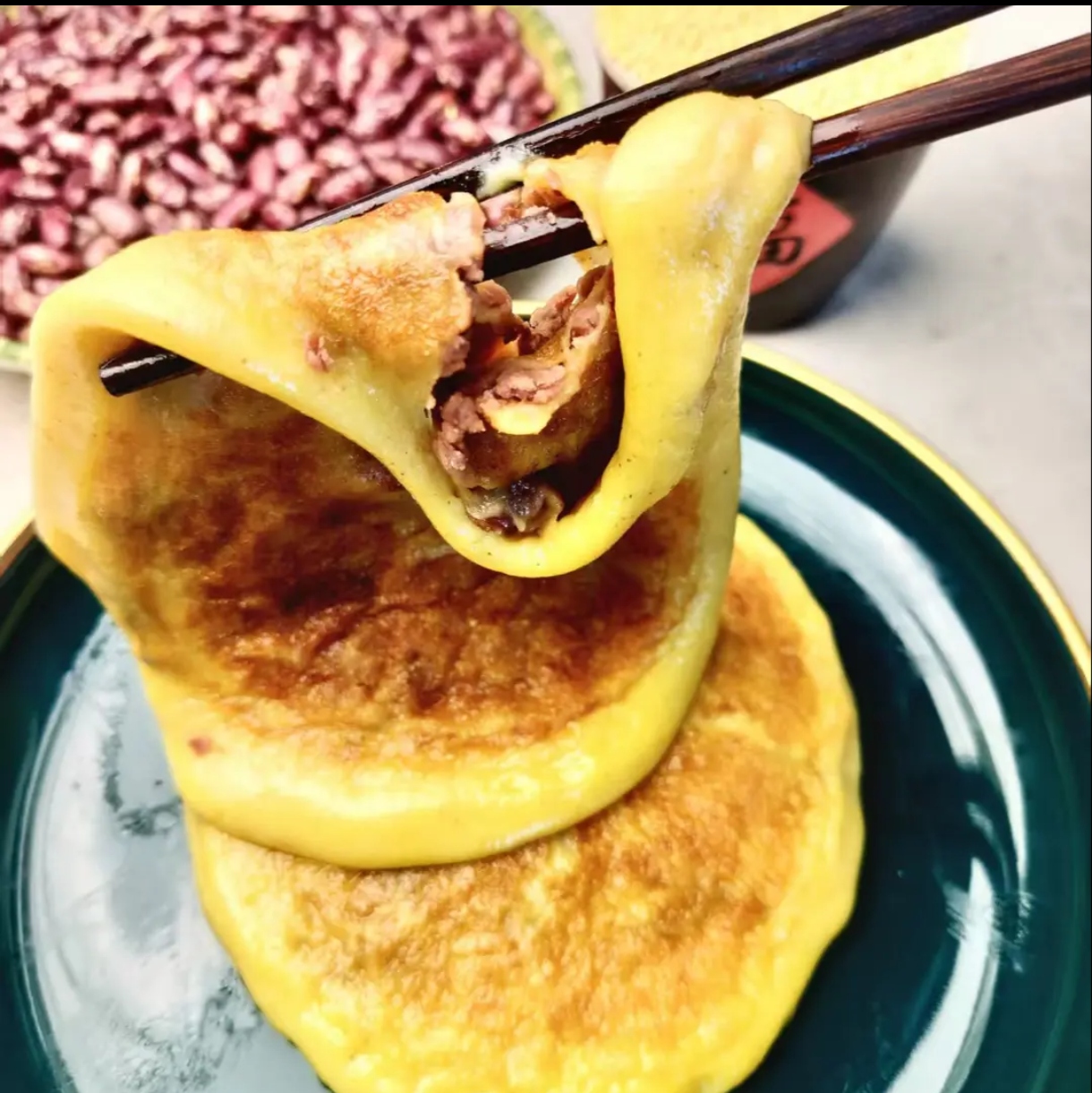 【粘糕饼】兴安盟特产纯手工大黄米粘糕饼东北年糕饼