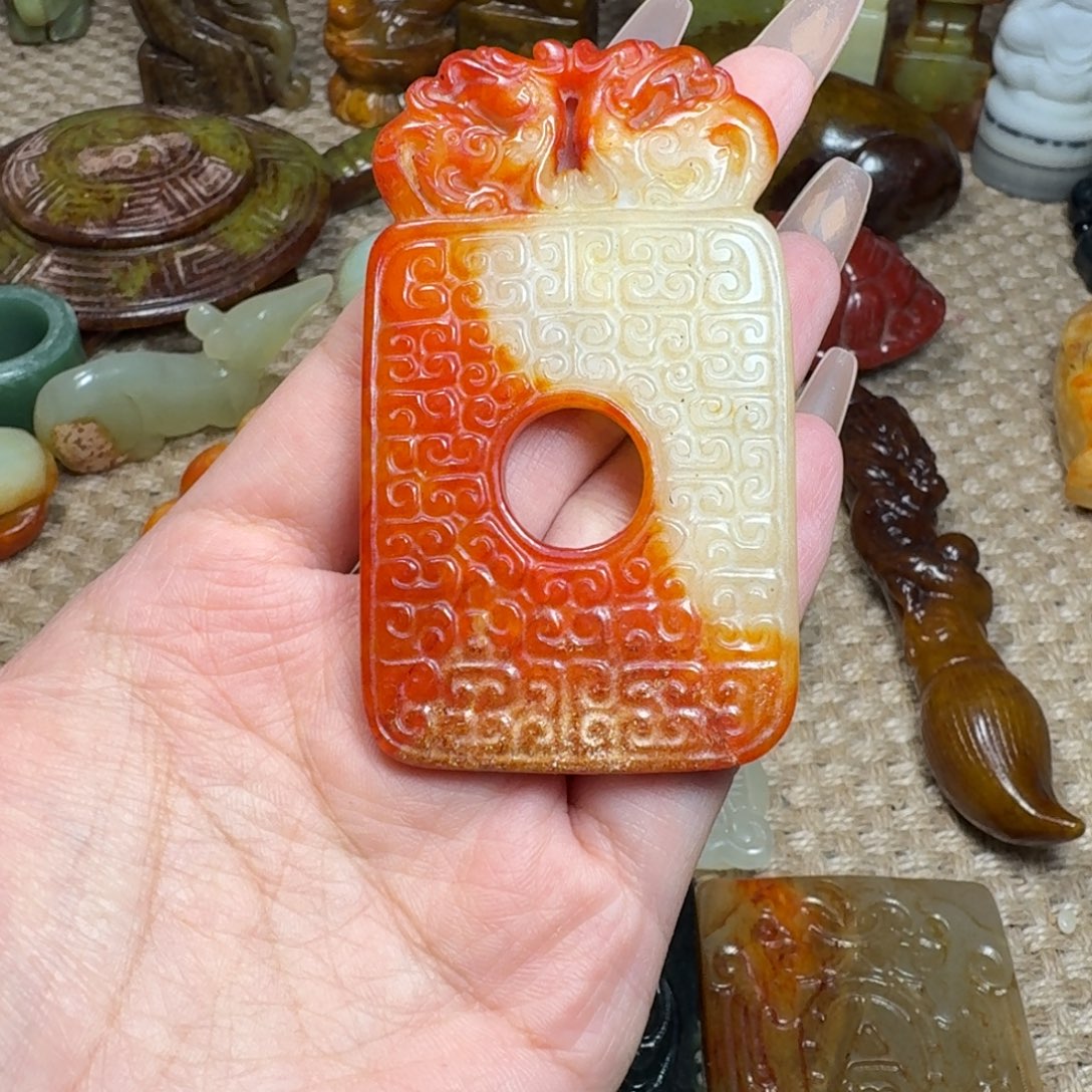 吊坠白玉菩提挂件