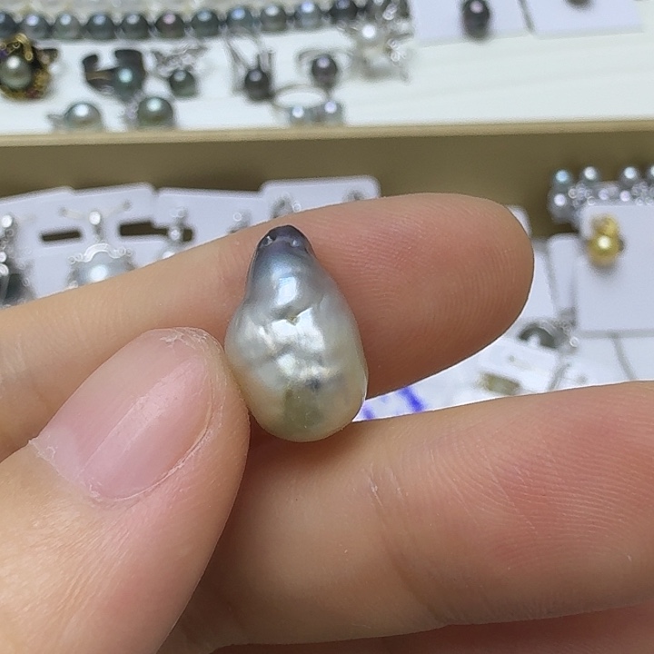 某***笑海水珍珠裸珠有瑕