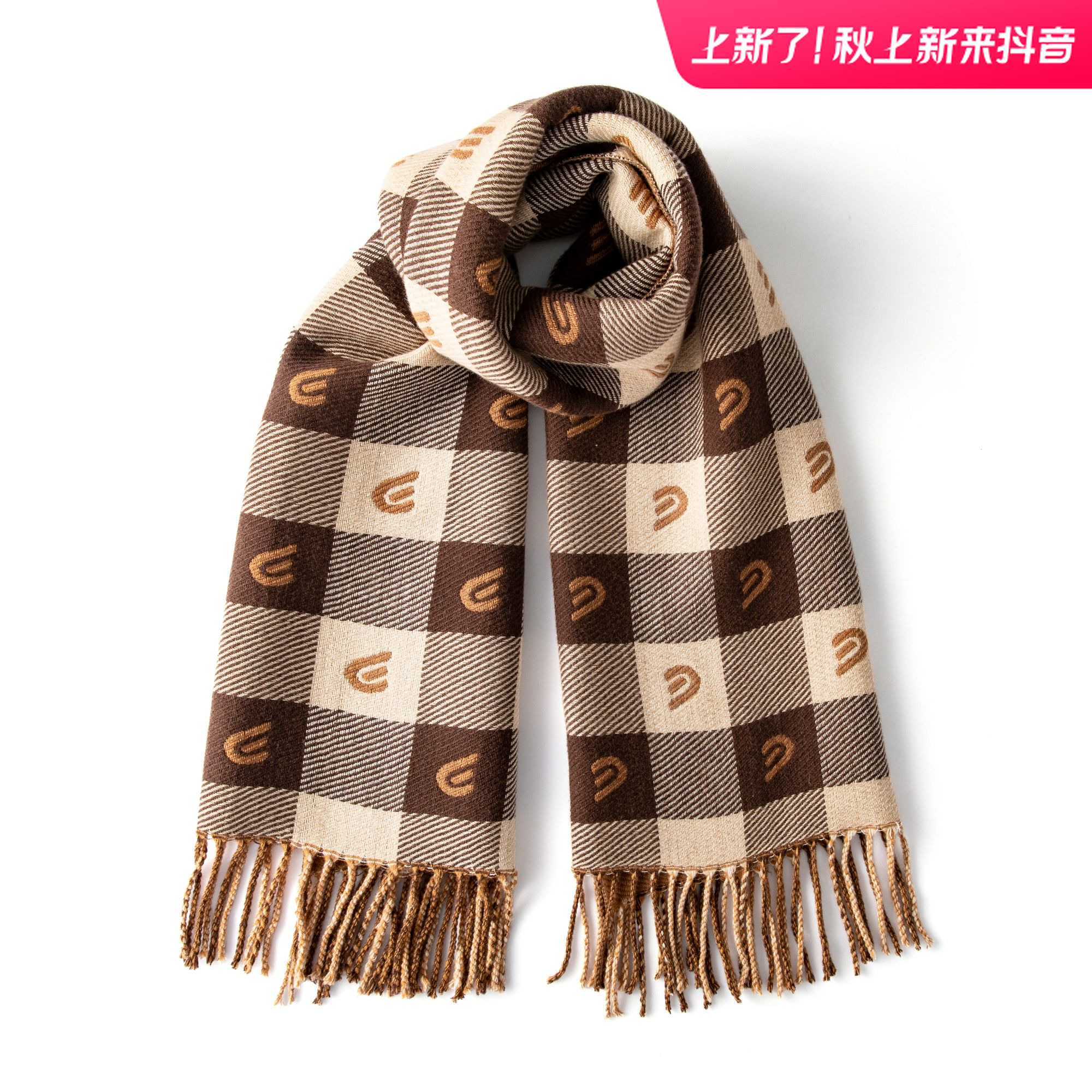 【颜色随机】艾莱依冬季时尚保暖围巾5055