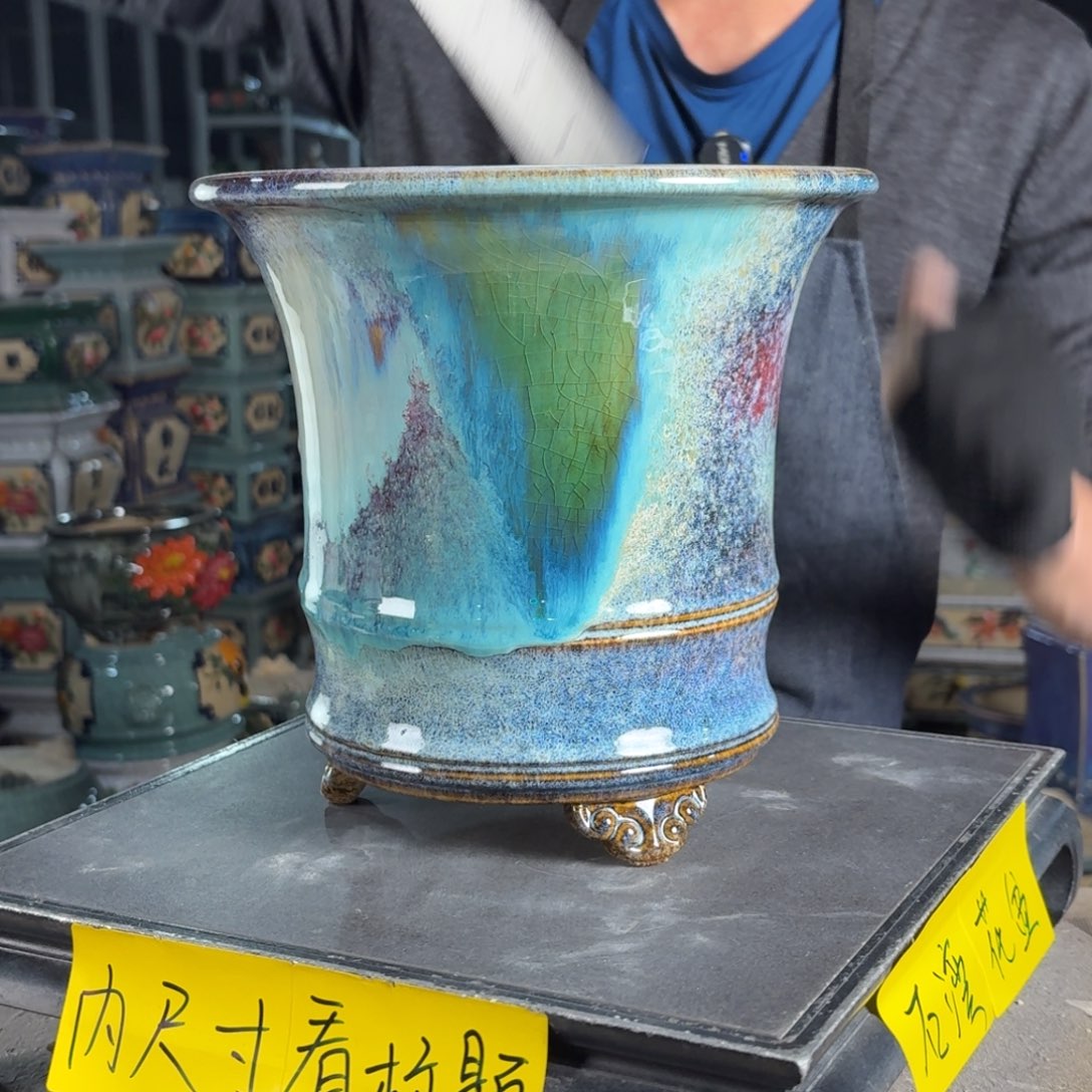 一风堂石湾花盆 内17^19