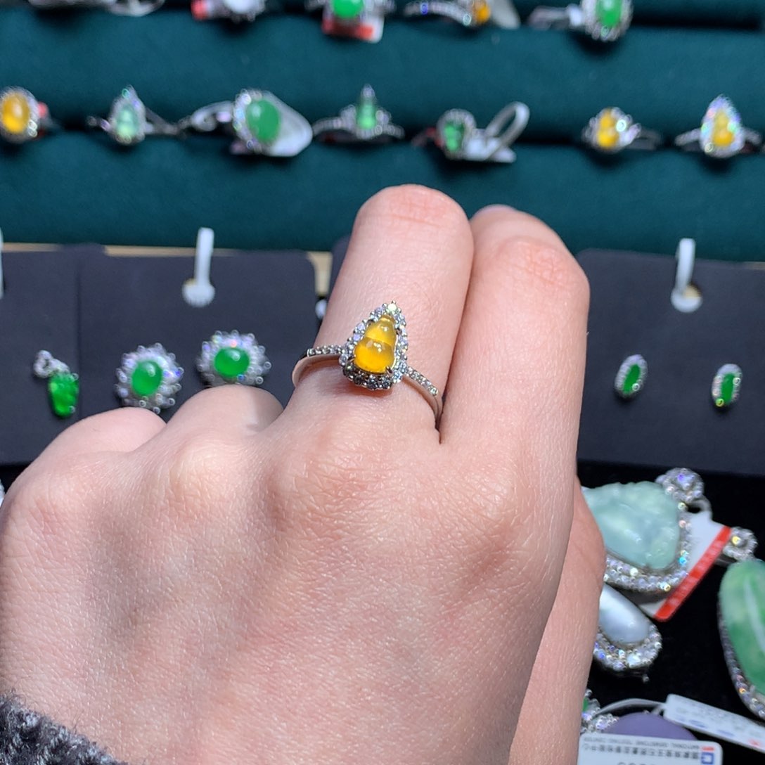 翡翠手链银S925镶嵌天然翡翠