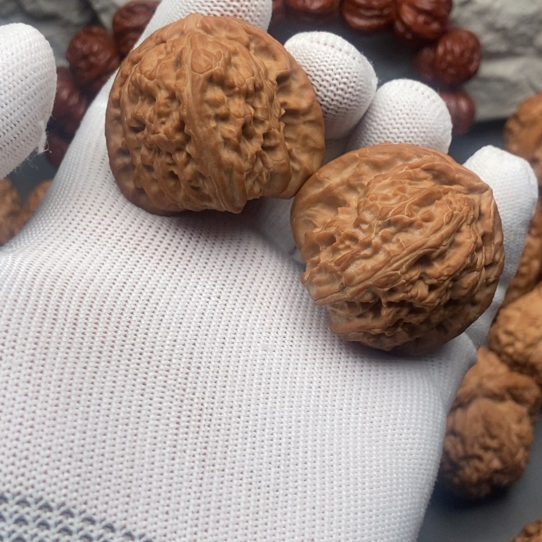 吊坠文玩核桃41三角白