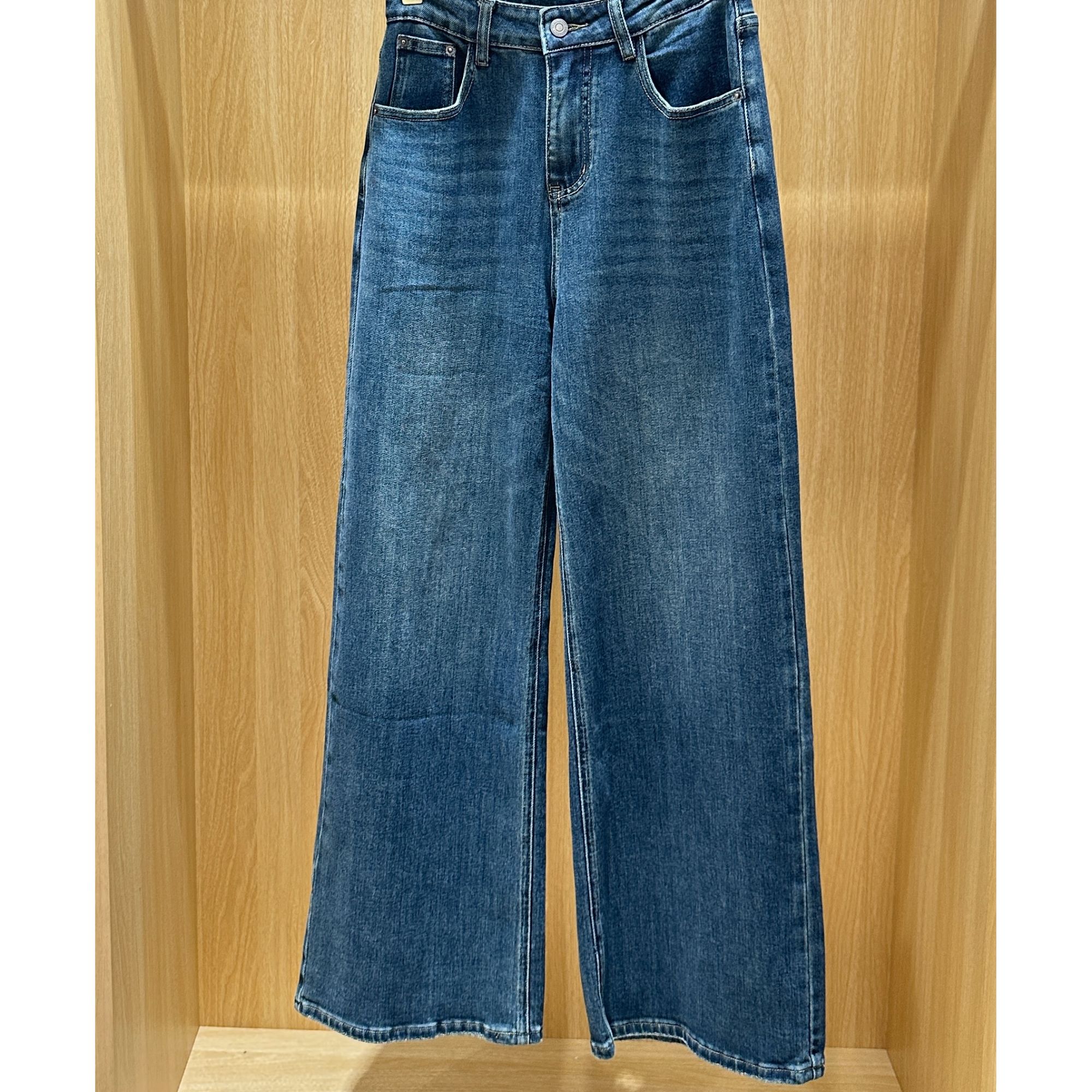 常规牛仔裤春秋直筒裤复古韩版